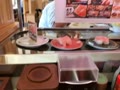お昼ごはんに回転寿司よ(*^_^*)鯖の紫蘇巻きうまい！